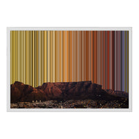 24×18" Framed Canvas - White Frame variant