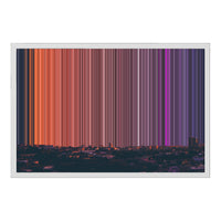 24×18" Framed Canvas - White Frame variant