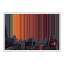 24×18" Framed Canvas - White Frame variant