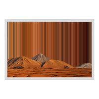 24×18" Framed Canvas - White Frame variant
