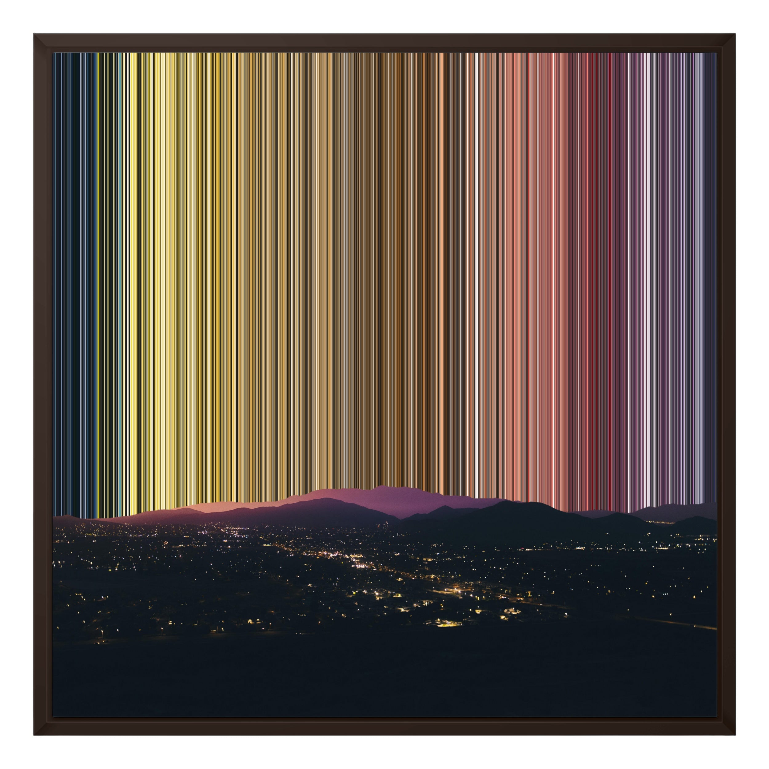 24×22" Framed Canvas - Brown Frame variant