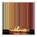 24×22" Framed Canvas - White Frame variant