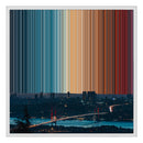 24×22" Framed Canvas - White Frame variant