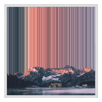 24×22" Framed Canvas - White Frame variant