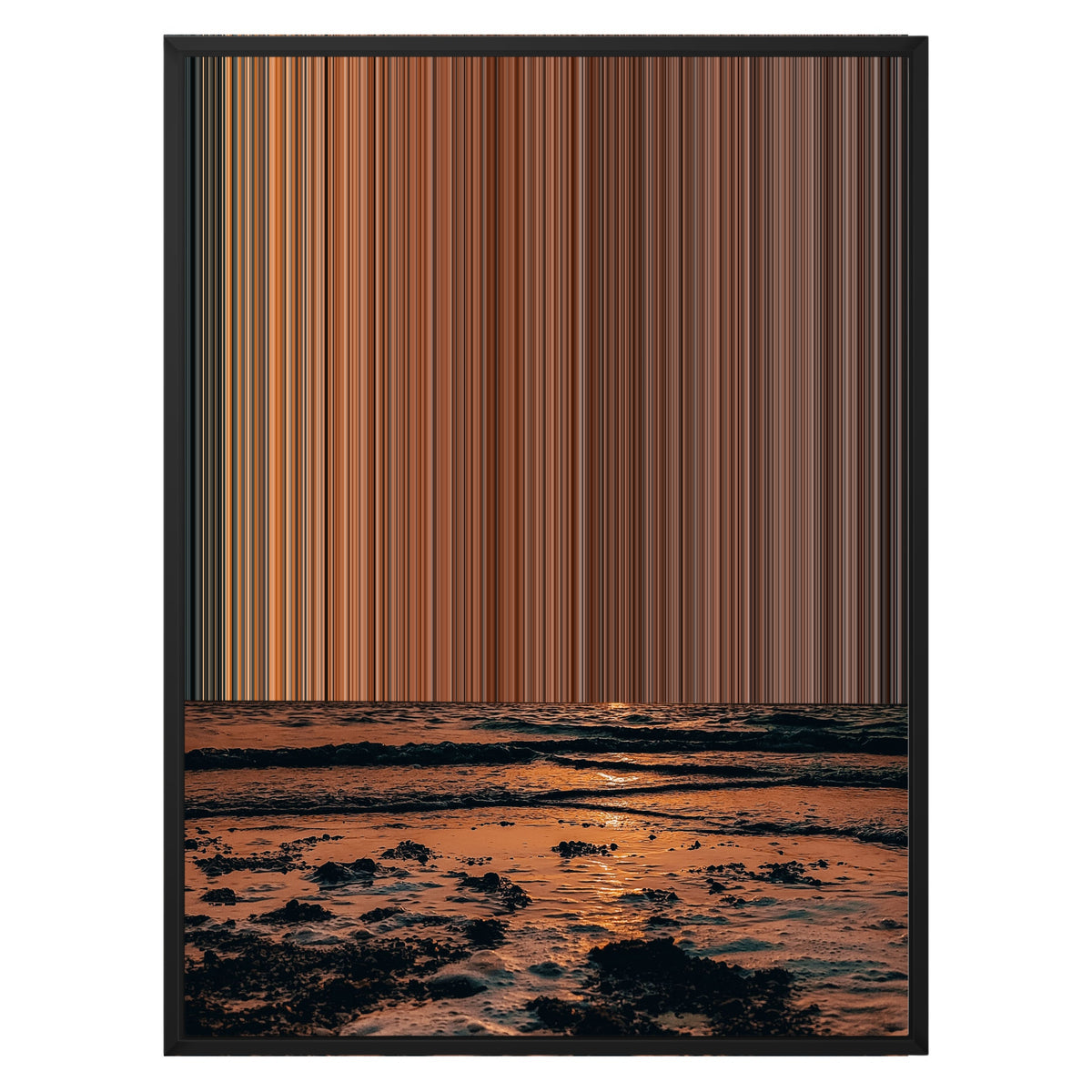 24×30" Framed Canvas - Black Frame variant