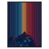 24×30" Framed Canvas - Black Frame variant