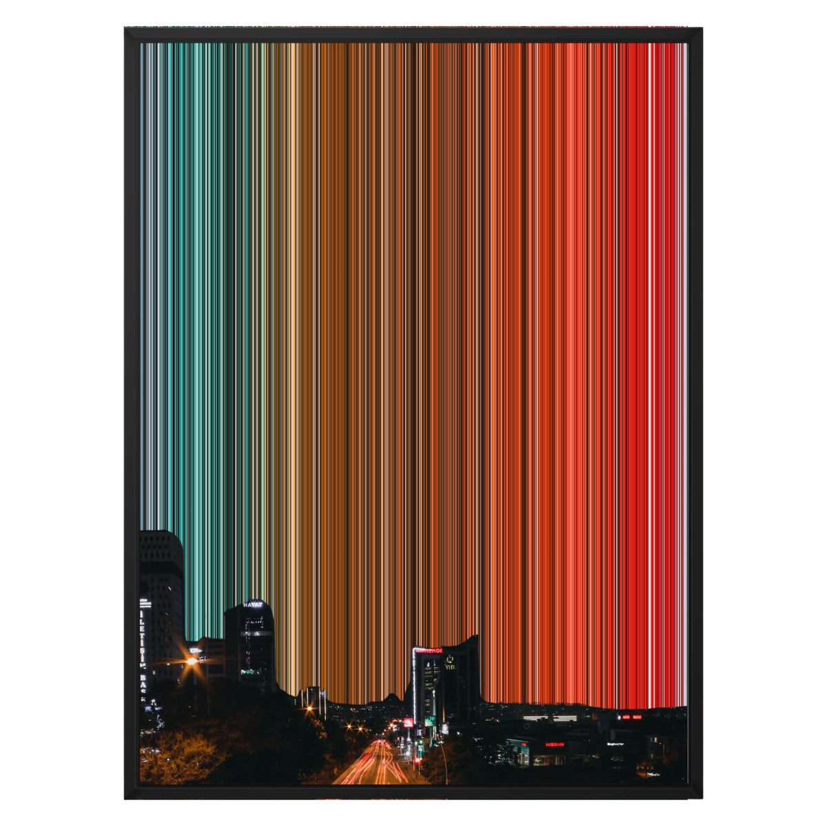 24×30" Framed Canvas - Black Frame variant