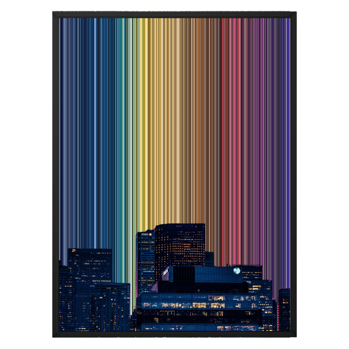 24×30" Framed Canvas - Black Frame variant