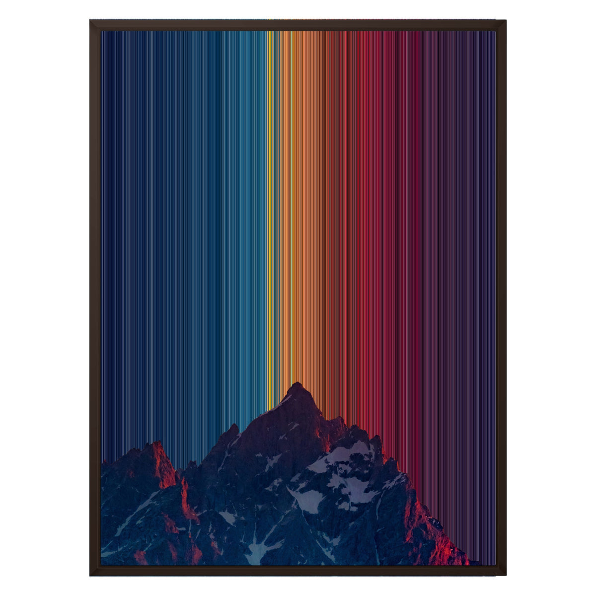 24×30" Framed Canvas - Brown Frame variant