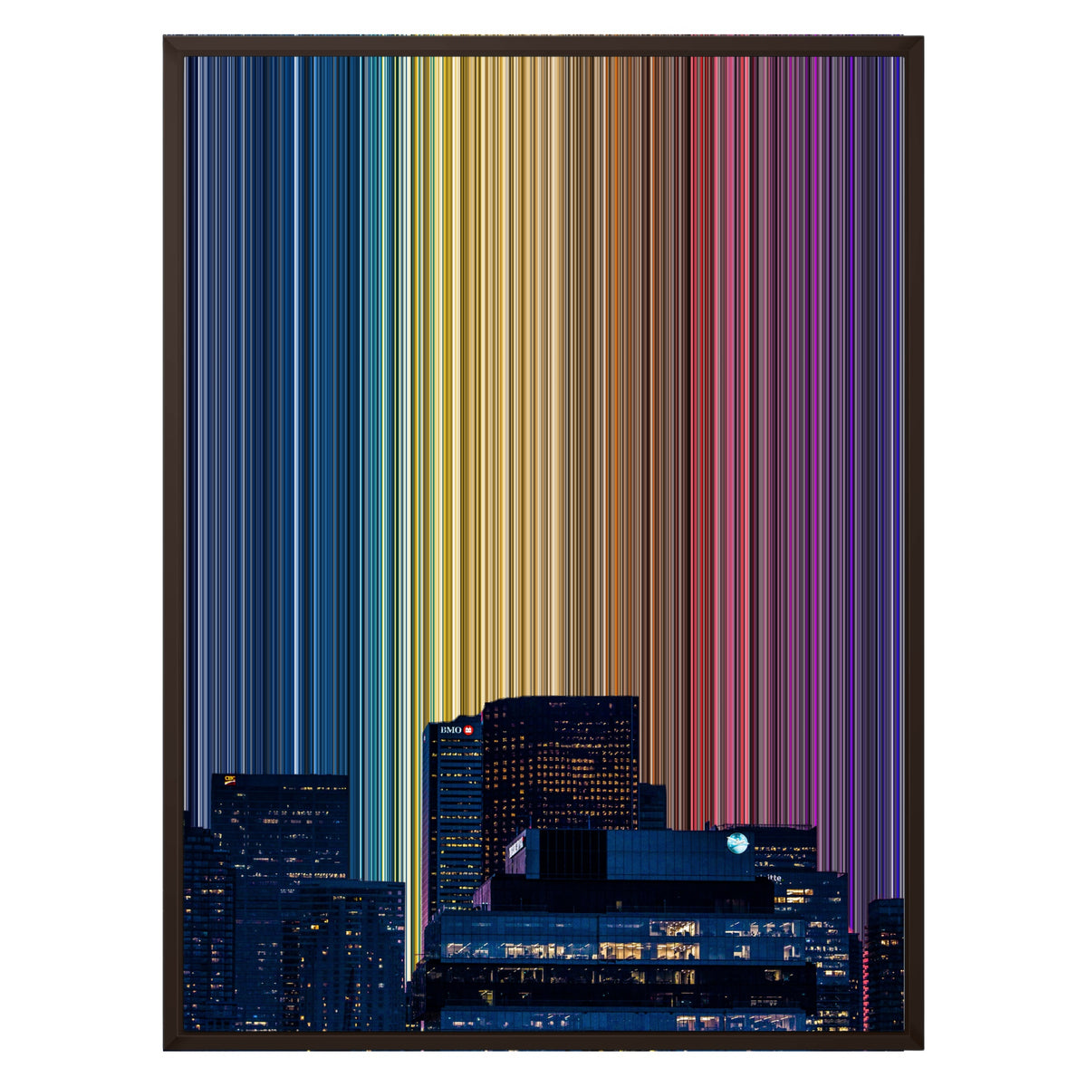 24×30" Framed Canvas - Brown Frame variant