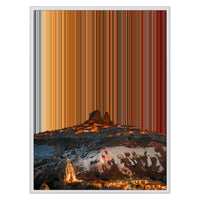 Inramad canvastavla, 24×30", vit ram