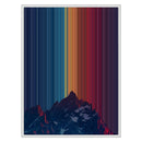 24×30" Framed Canvas - White Frame variant