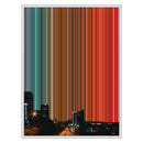 24×30" Framed Canvas - White Frame variant