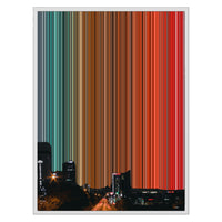 24×30" Framed Canvas - White Frame variant