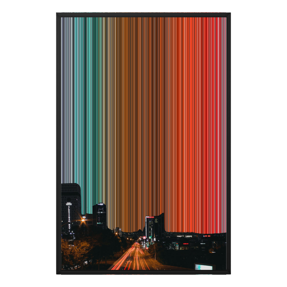 24×36" Framed Canvas - Black Frame variant