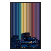 24×36" Framed Canvas - Black Frame variant