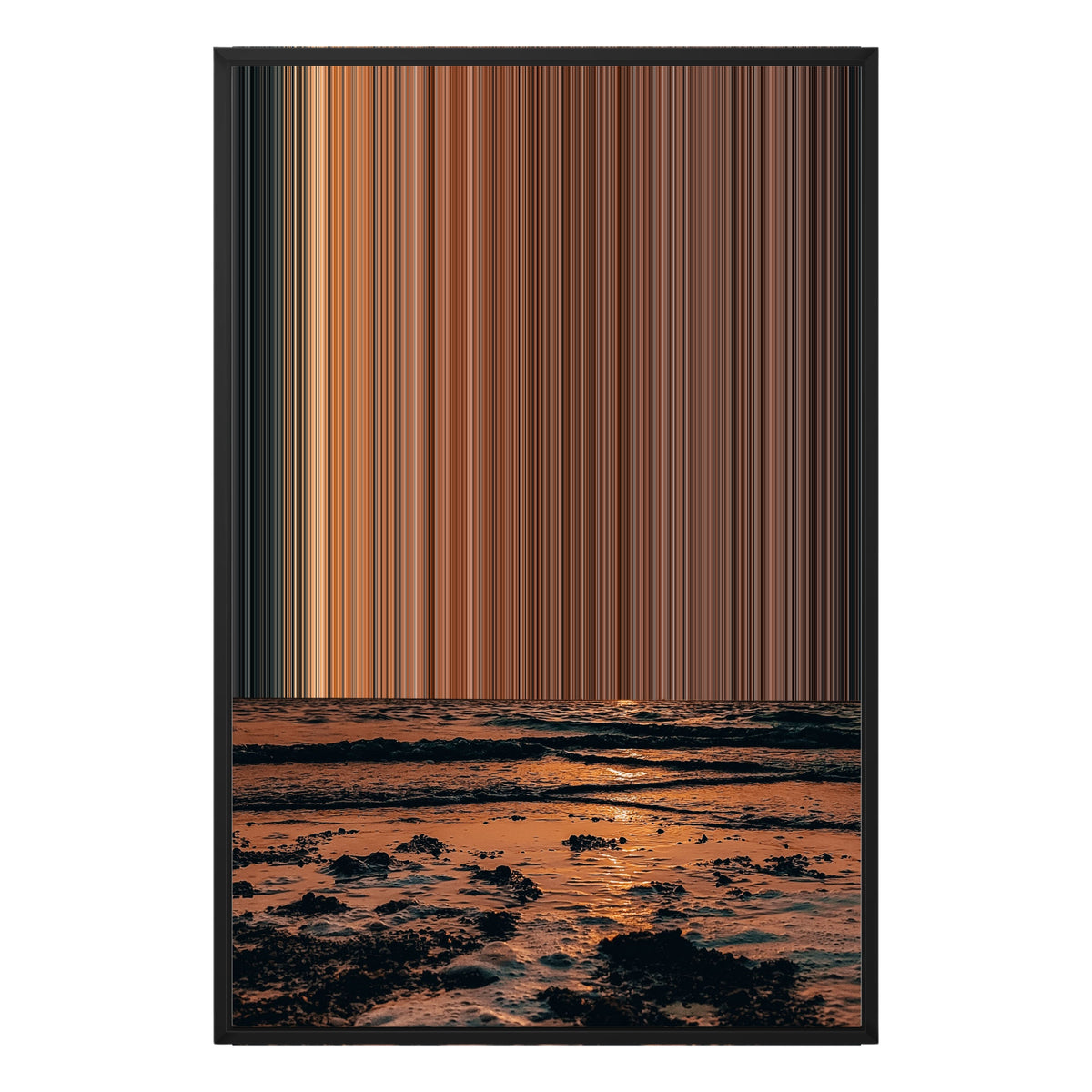 24×36" Framed Canvas - Black Frame variant
