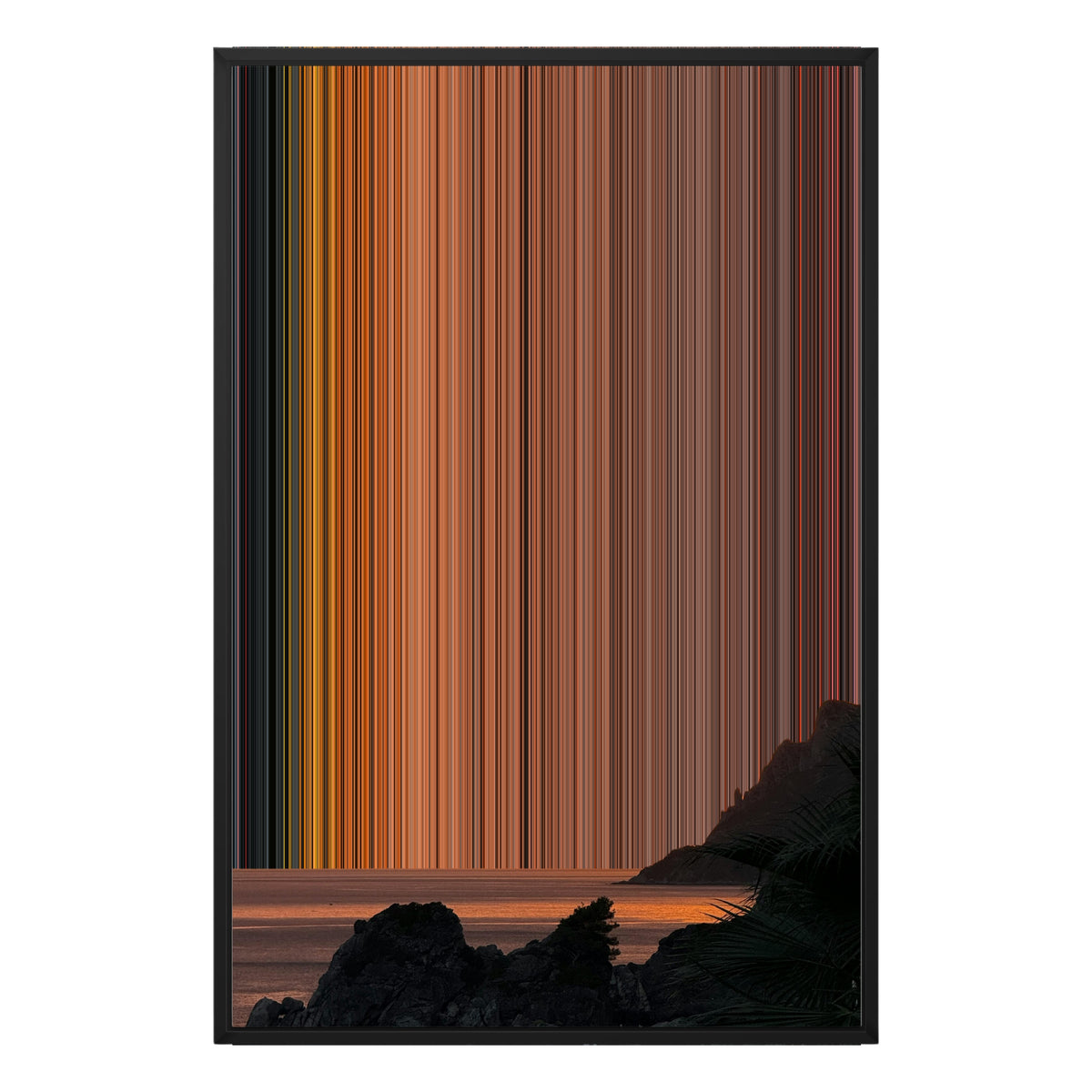 Golden Horizon - Radiant Moments No. 002 - CAN-19MM-FRA-SC-24X36_24x36_Black