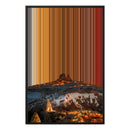 Inramad canvastavla, 24×36", svart ram