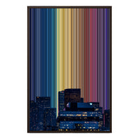 24×36" Framed Canvas - Brown Frame variant