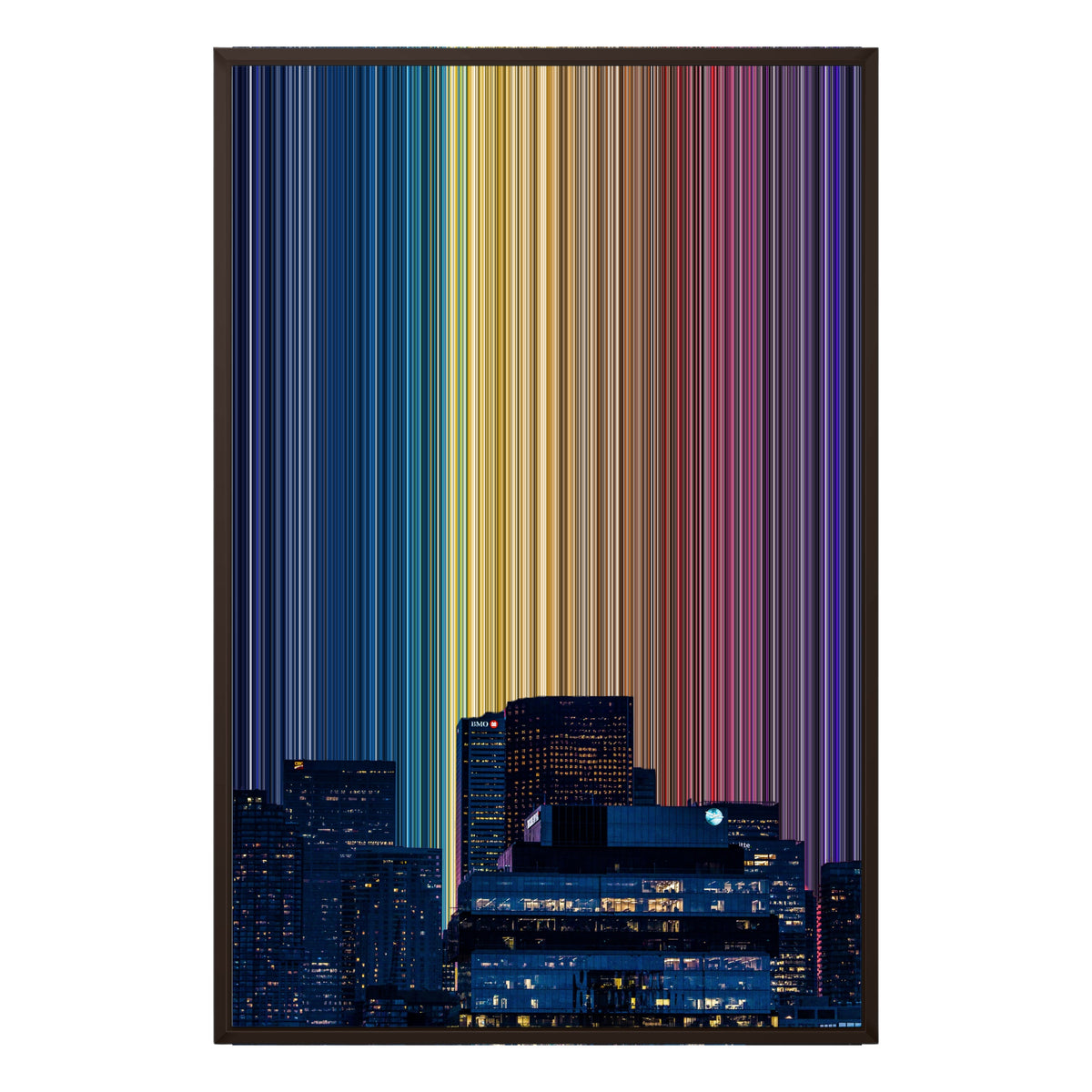 24×36" Framed Canvas - Brown Frame variant