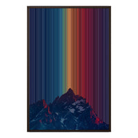 24×36" Framed Canvas - Brown Frame variant