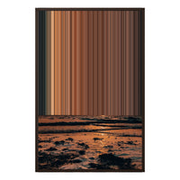 24×36" Framed Canvas - Brown Frame variant