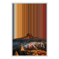 Inramad canvastavla, 24×36", vit ram