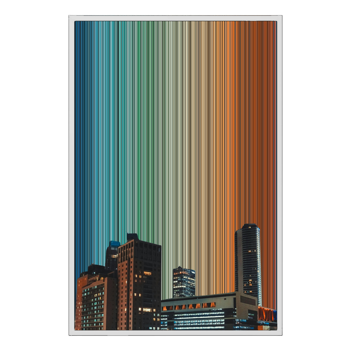 Jakarta - Ambient Frequencies No. 003 - CAN-19MM-FRA-SC-24X36_24x36_White