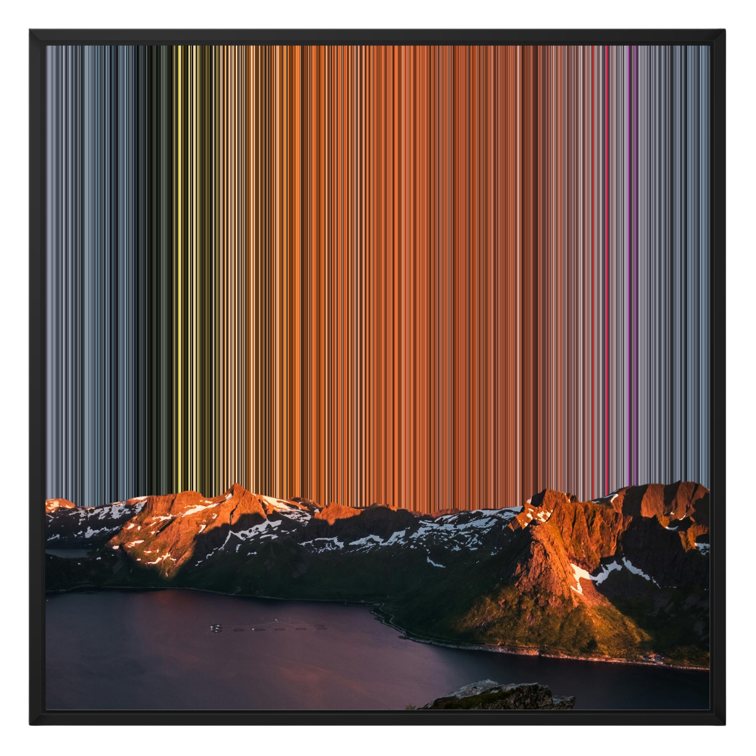 26×28" Framed Canvas - Black Frame variant