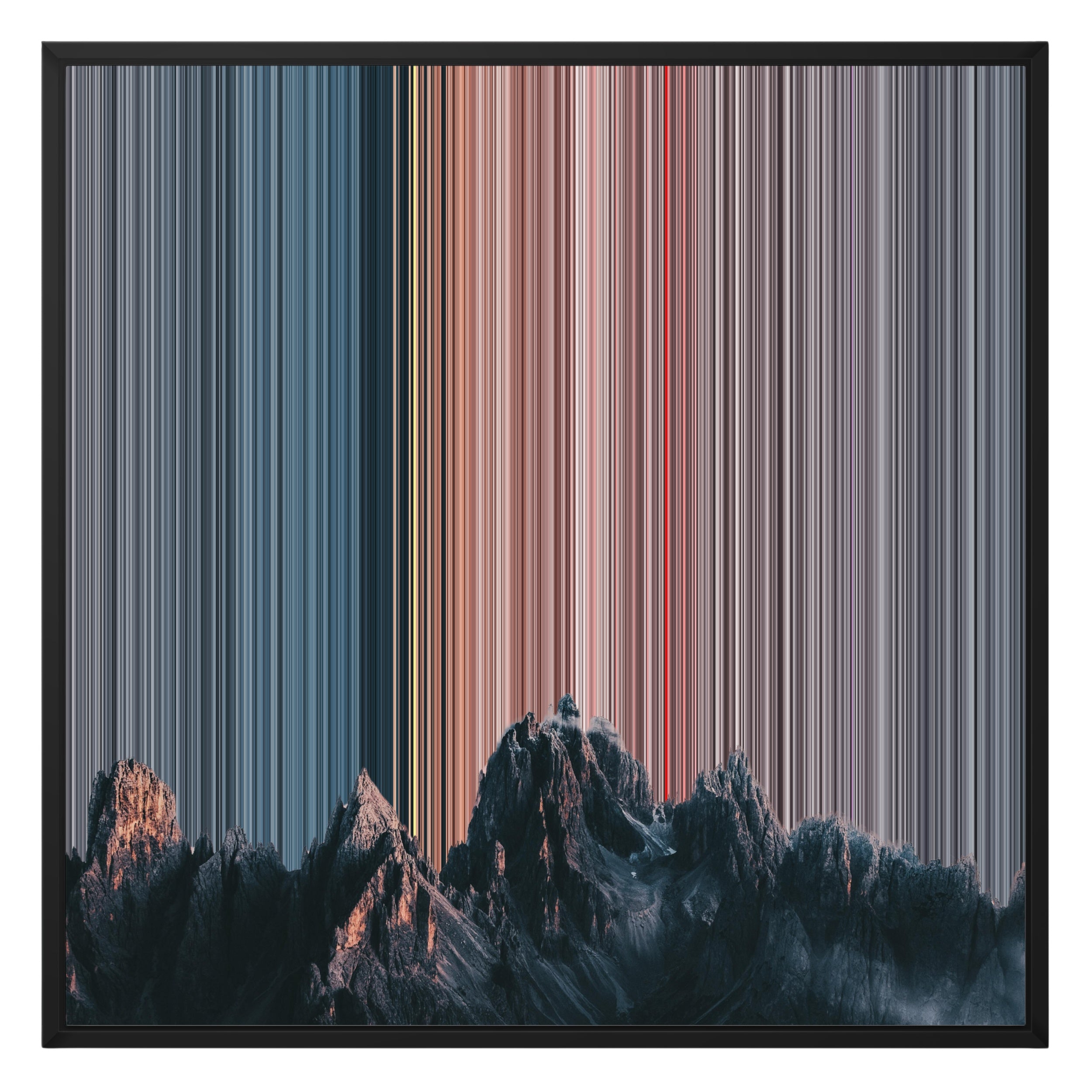 26×28" Framed Canvas - Black Frame variant