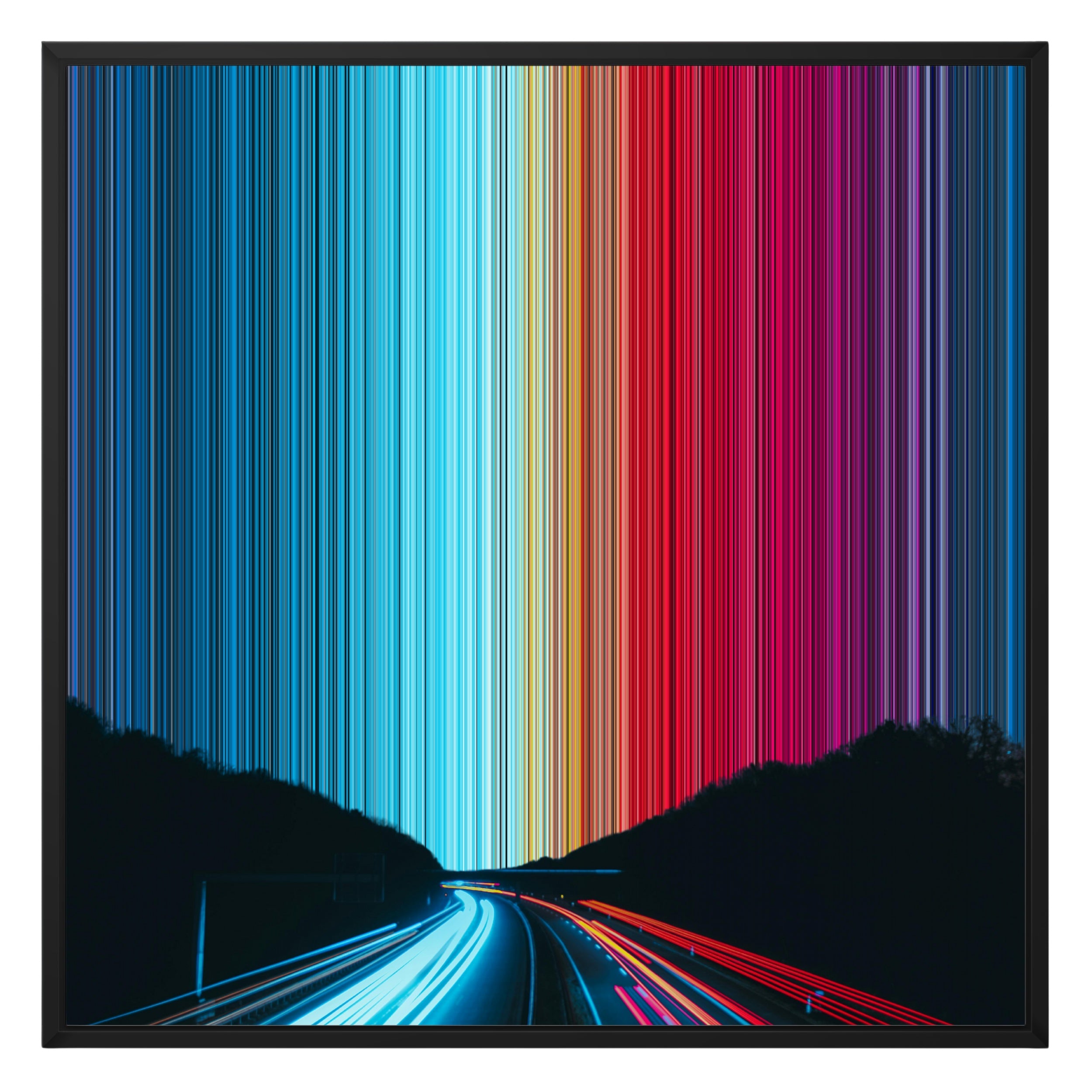 26×28" Framed Canvas - Black Frame variant