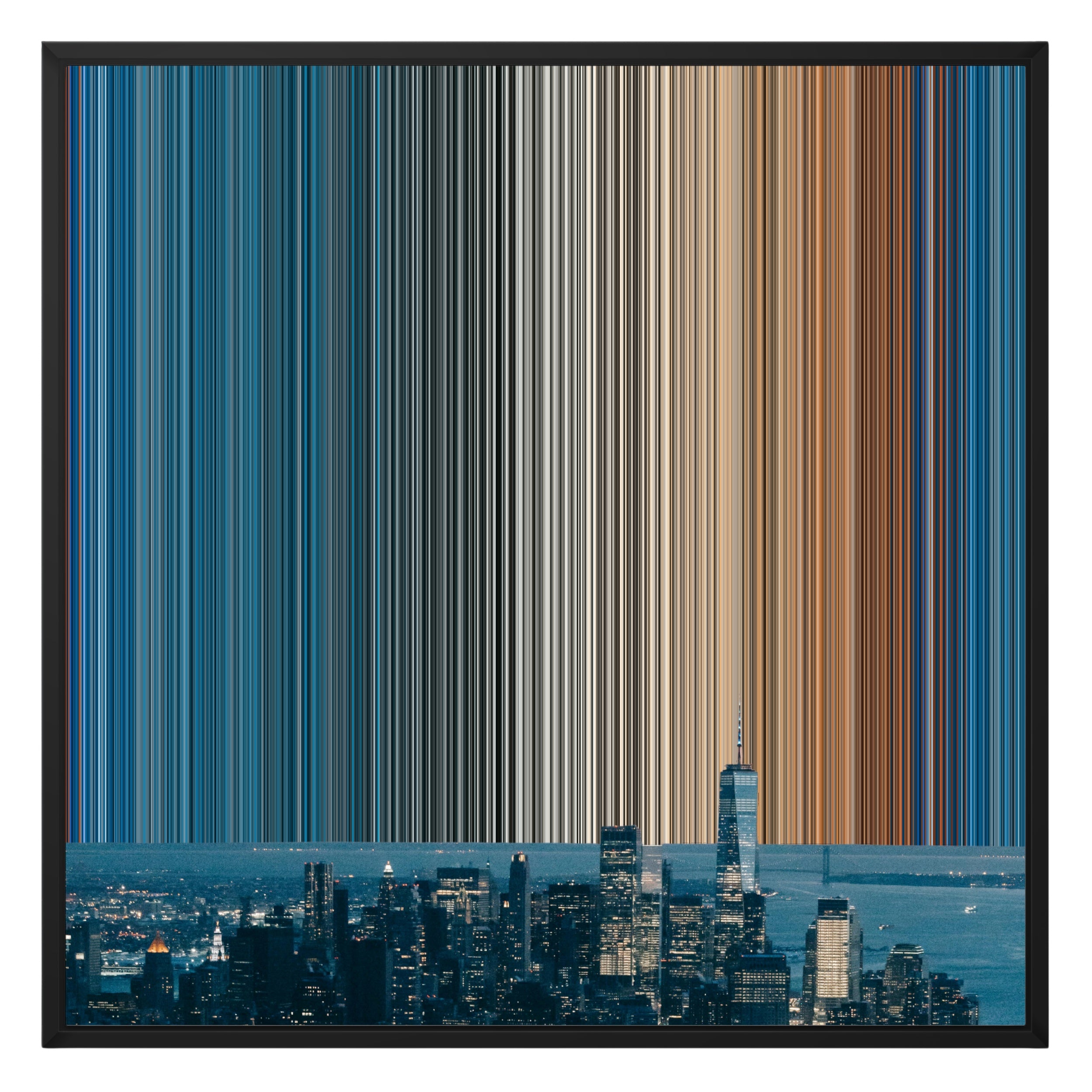 26×28" Framed Canvas - Black Frame variant