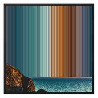 26×28" Framed Canvas - Black Frame variant