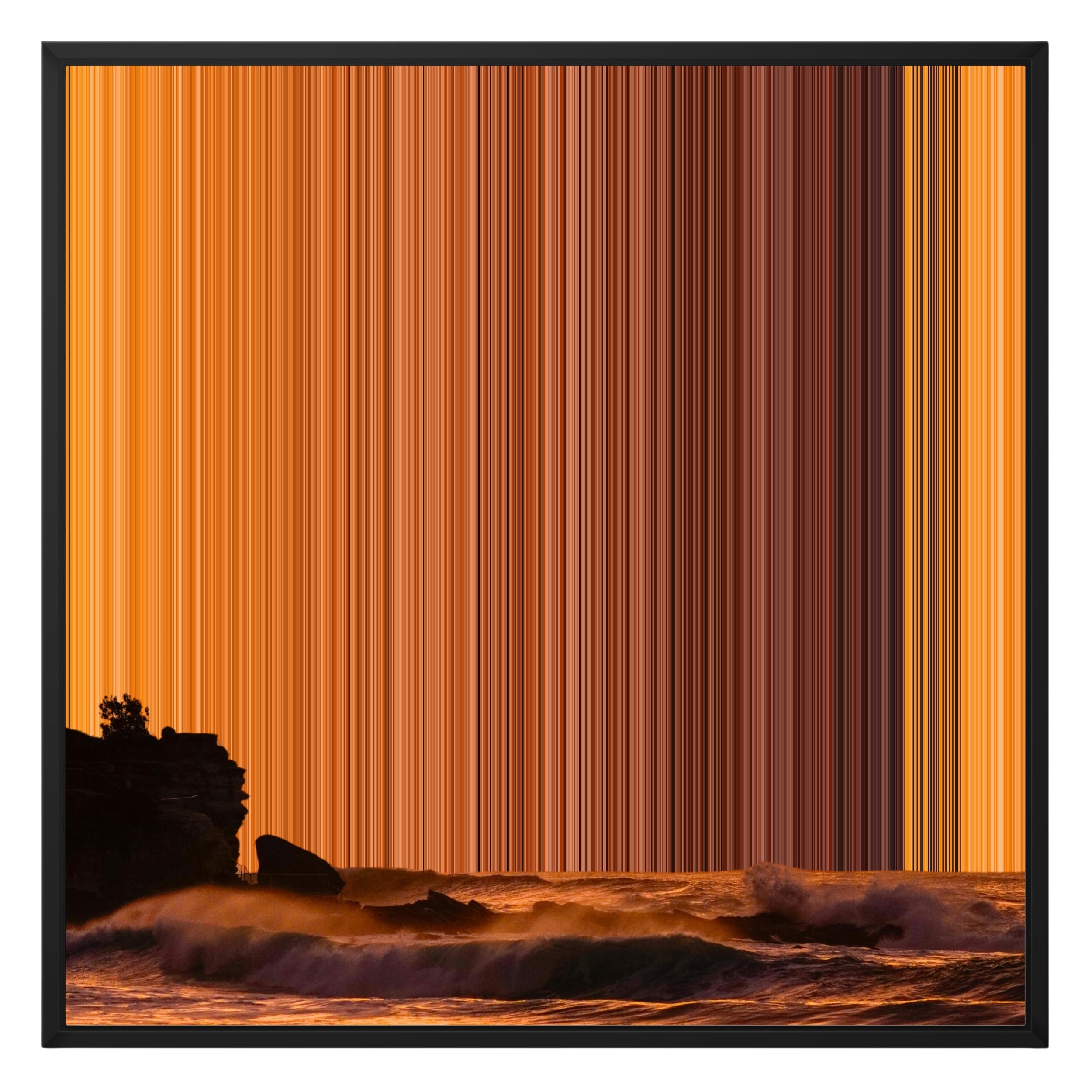 26×28" Framed Canvas - Black Frame variant