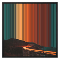 26×28" Framed Canvas - Black Frame variant