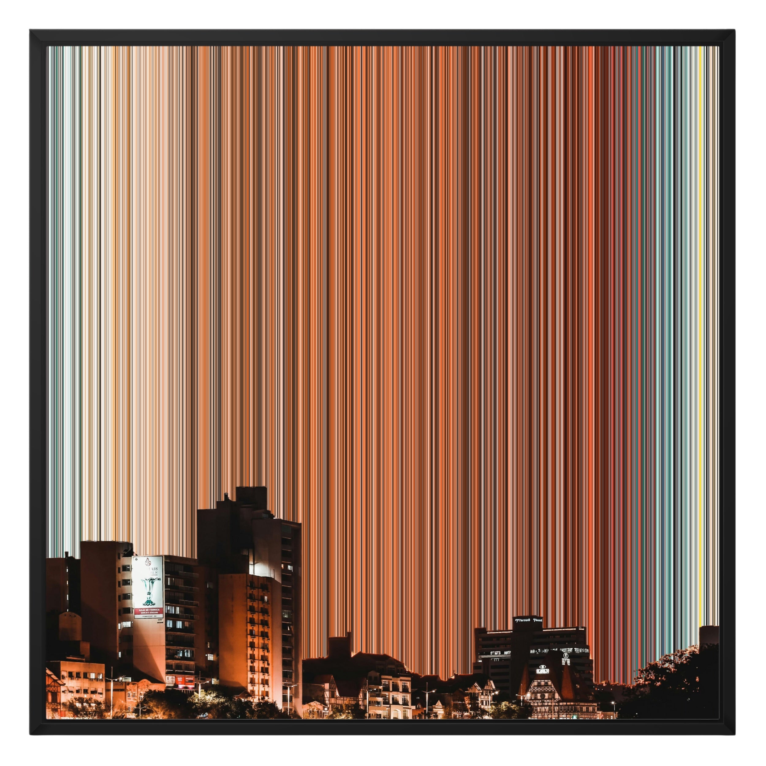 26×28" Framed Canvas - Black Frame variant