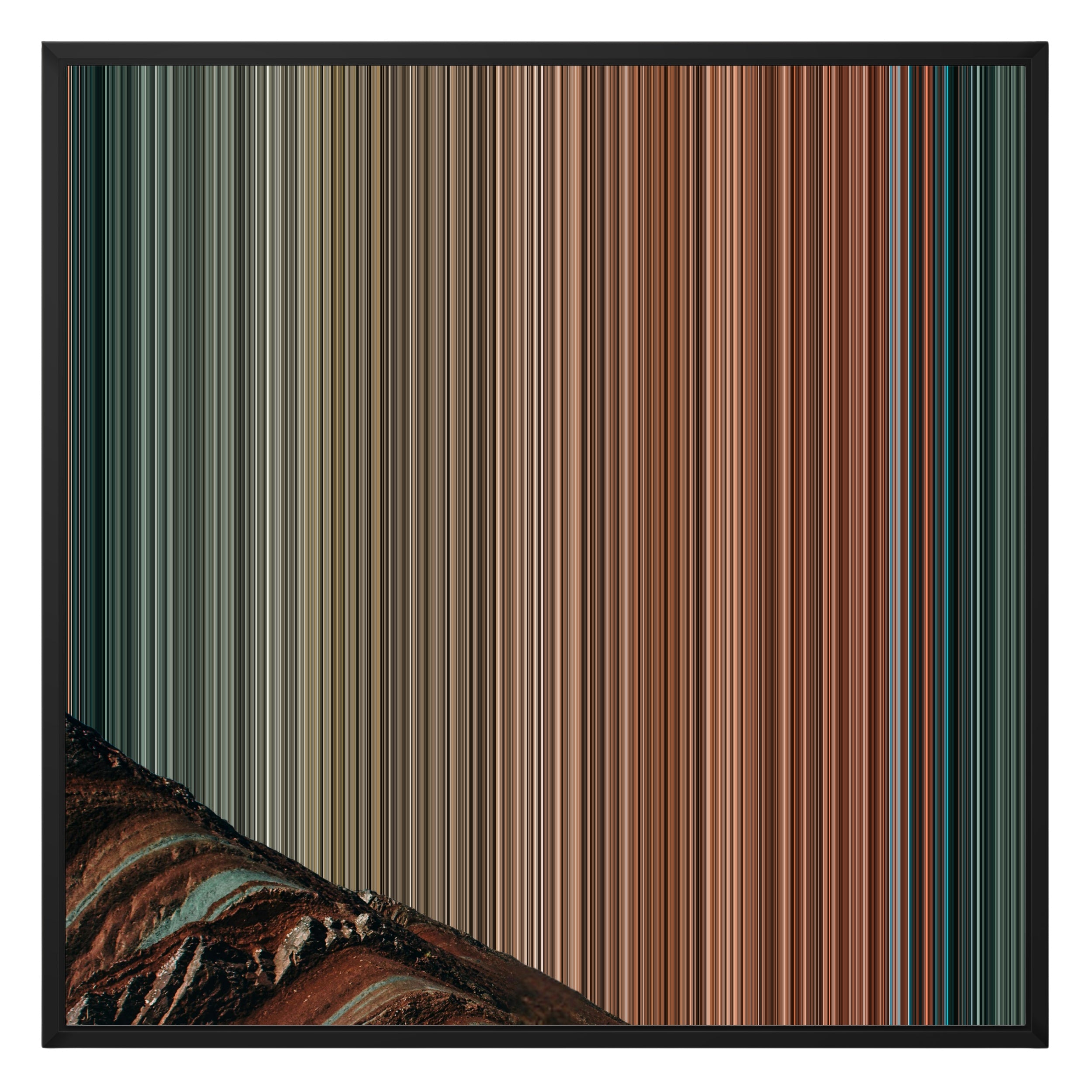 26×28" Framed Canvas - Black Frame variant