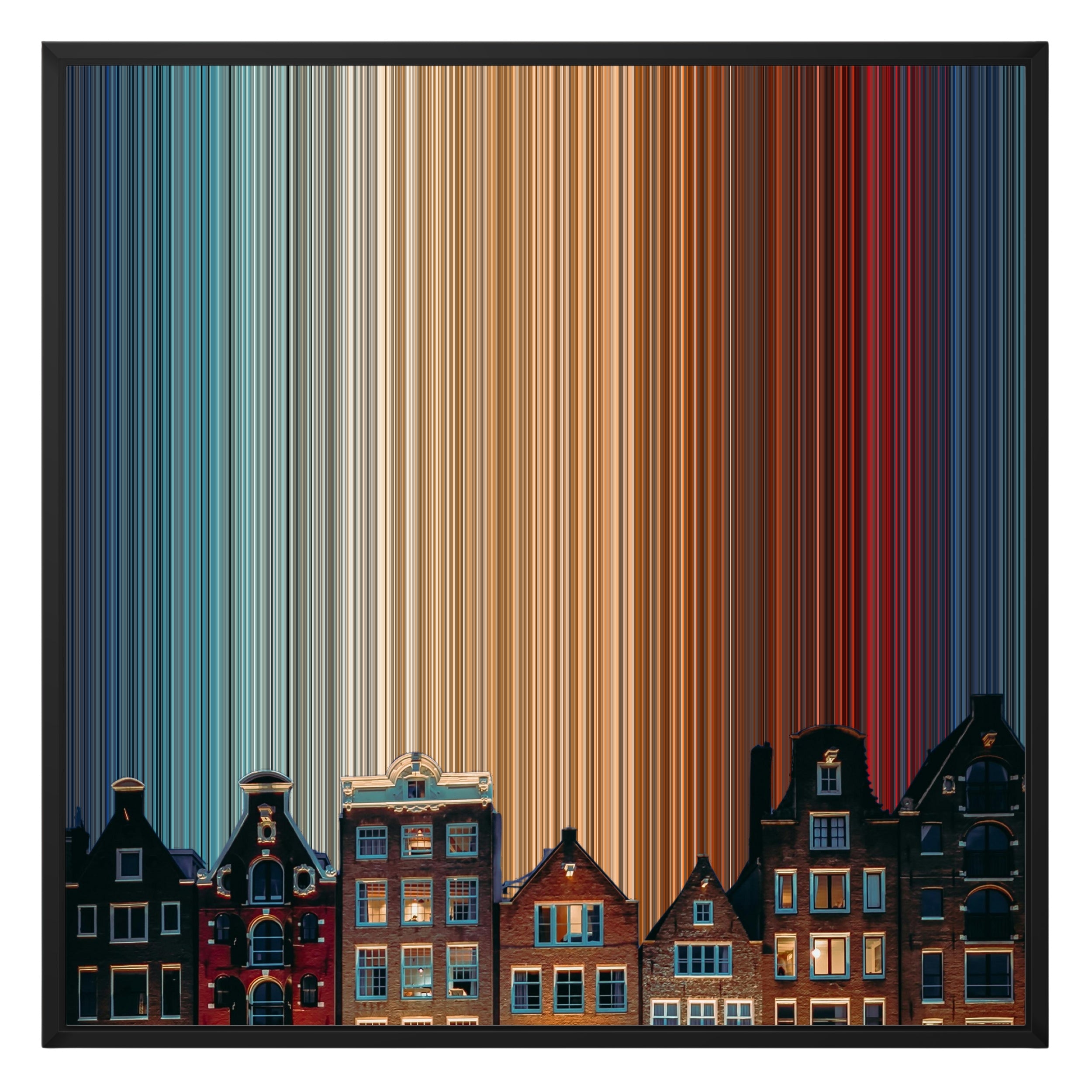 26×28" Framed Canvas - Black Frame variant