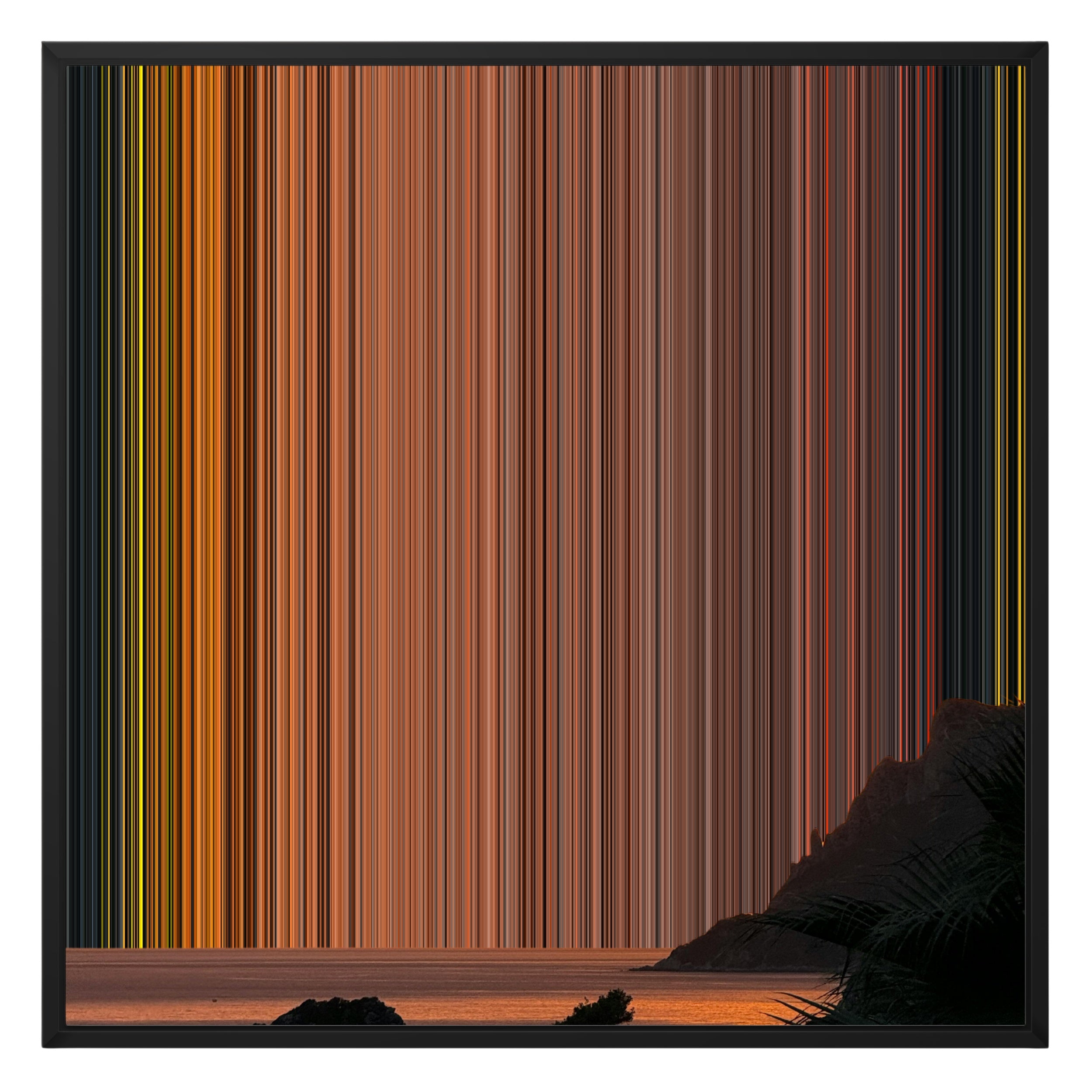 26×28" Framed Canvas - Black Frame variant