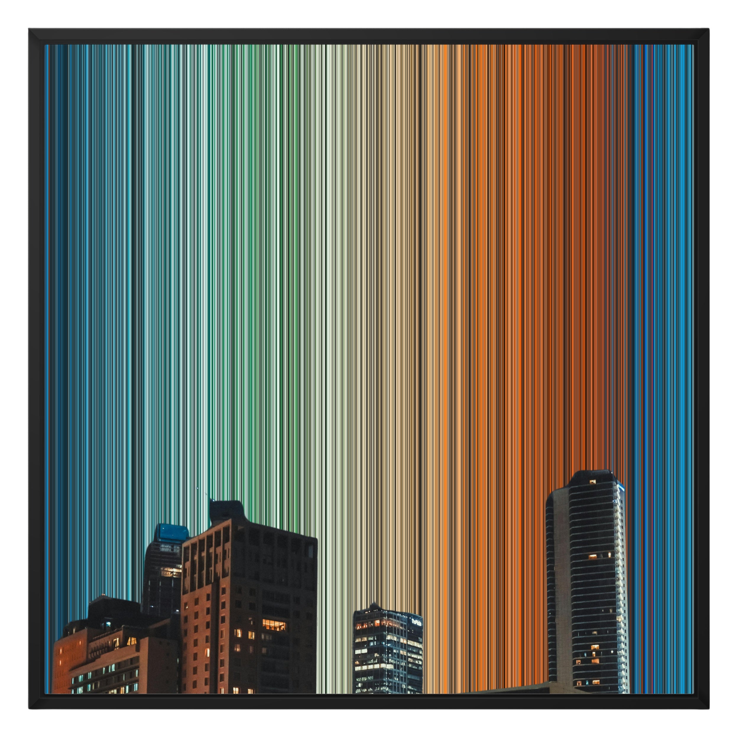 26×28" Framed Canvas - Black Frame variant