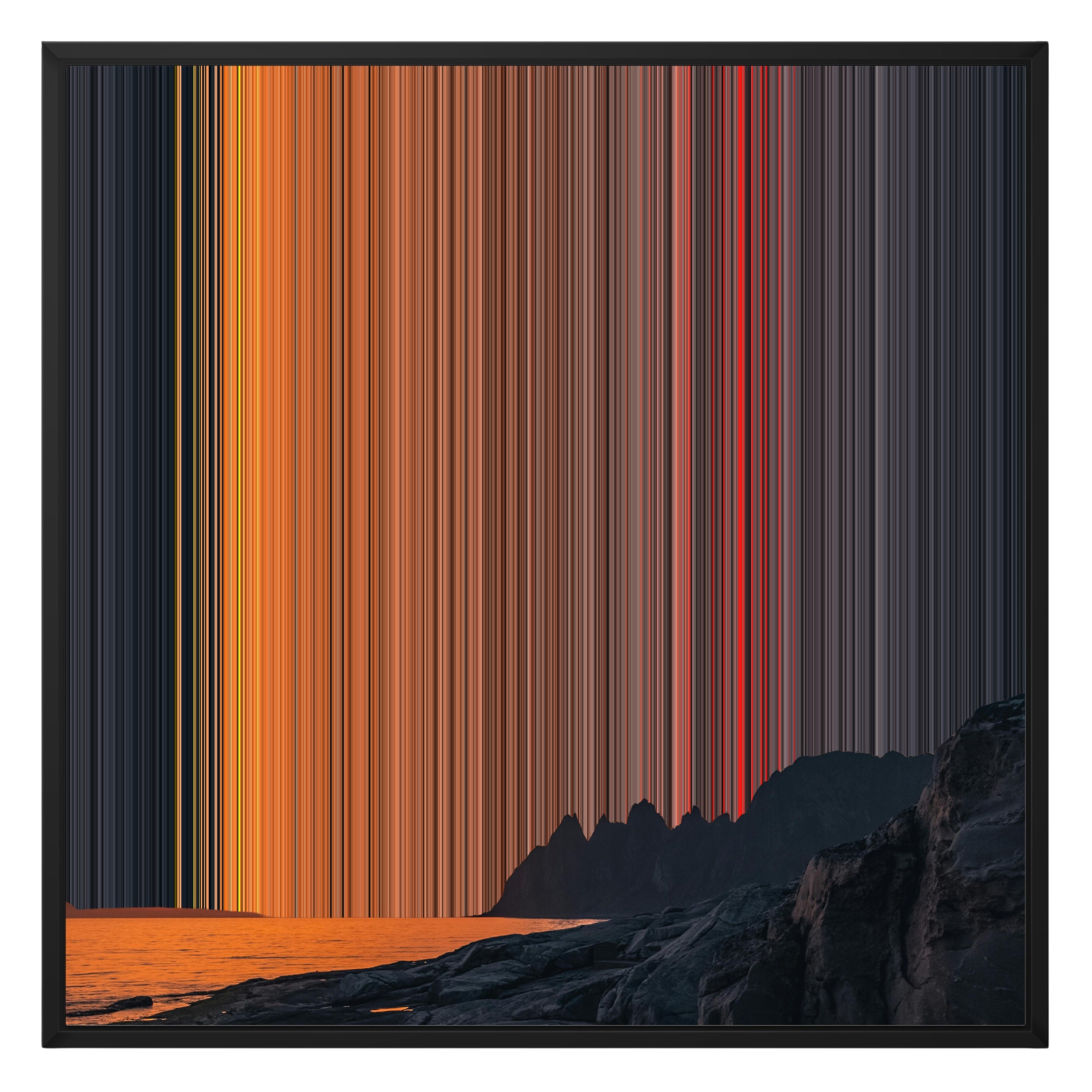 26×28" Framed Canvas - Black Frame variant