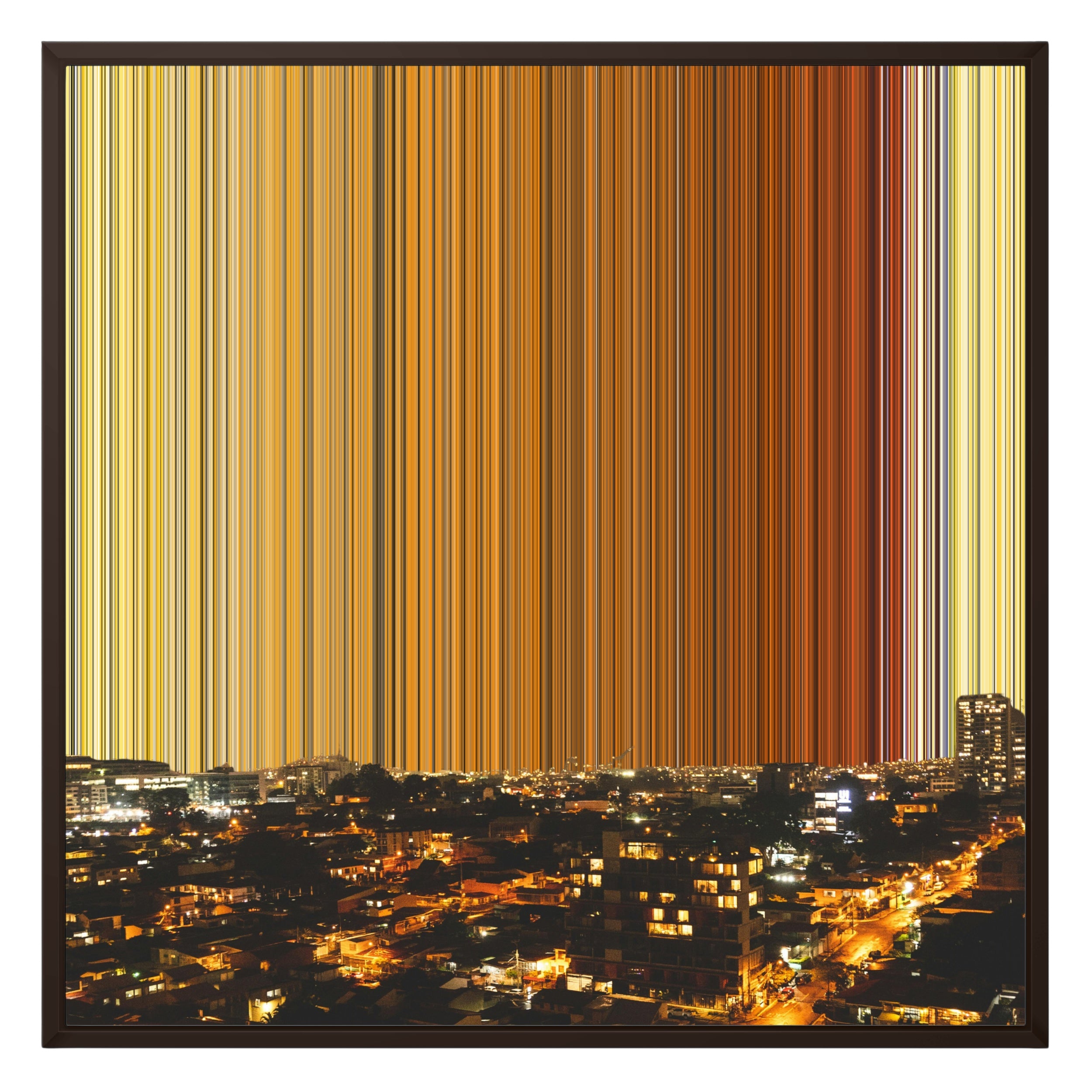 26×28" Framed Canvas - Brown Frame variant