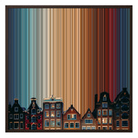 26×28" Framed Canvas - Brown Frame variant