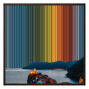 26×28" Framed Canvas - Brown Frame variant