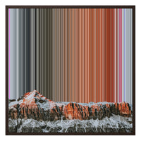 26×28" Framed Canvas - Brown Frame variant