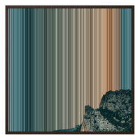 26×28" Framed Canvas - Brown Frame variant