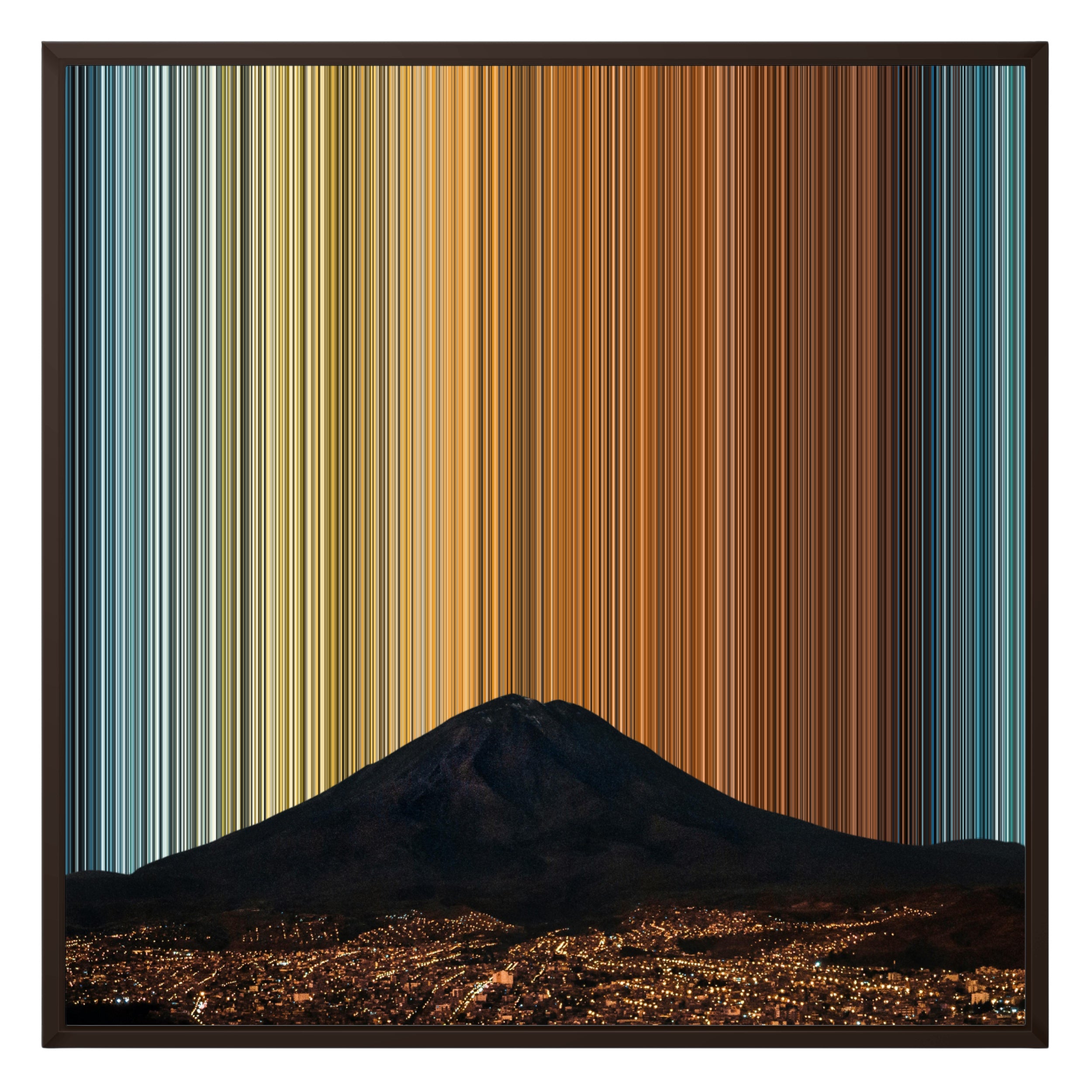 26×28" Framed Canvas - Brown Frame variant