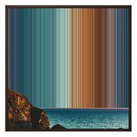 26×28" Framed Canvas - Brown Frame variant