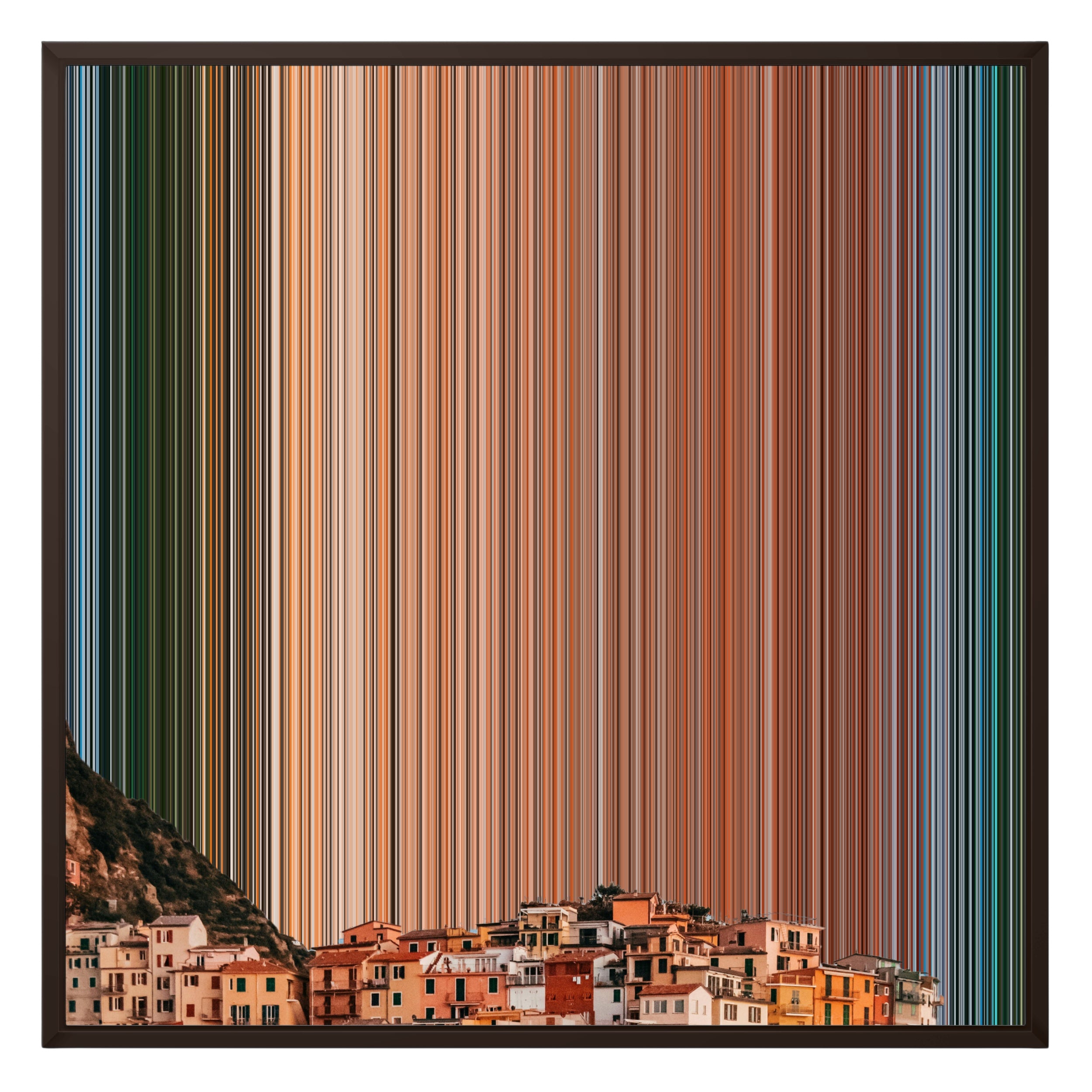 26×28" Framed Canvas - Brown Frame variant